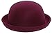 EOZY Girls Wool Felt Roll Brim Bowler Derby Hats Billycock Cloche 21