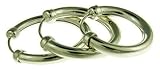 Image of Silver Ladies Set of 3 Hoop Earrings