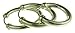 Silver Ladies Set of 3 Hoop Earrings