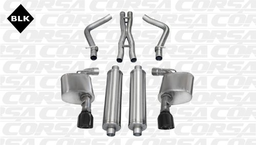 CORSA 14463BLK Cat-Back Exhaust System