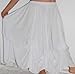 Balloon Skirts - WHITE SKIRT BALLOON ELASTIC LAGENLOOK Fits - M L XL 1X - H648S
