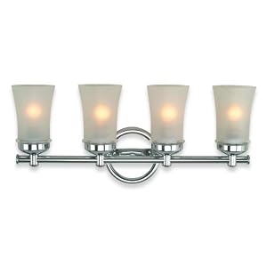Royce Lighting RV305 4-18 Four-Light Vanity Polished Chrome with Frosted Globes. Can be... by Royce Lighting