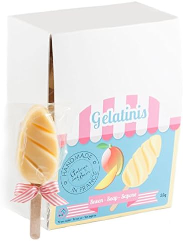 French Soap, Ice Cream Bar Soap, 15 Pack, Hand Made, Paraben Free, Mango