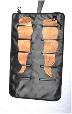 Clip in Hair Extension Storage Case 8''-24'' Pink Leopard