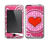 Heart Twirl Design Decal Protective Skin Sticker for Apple iPod Touch