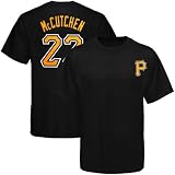 MLB Majestic Pittsburgh Pirates #22 Andrew McCutchen Youth Black Player T-shirt