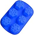 6 Even Snowflakes Silicone Cake Mold