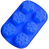 6 Even Snowflakes Silicone Cake Mold