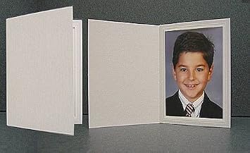 Gray Woodgrain Photo Folders For 8x10 (25 Pack)