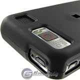 New Black Rubberized Phone Cover for Verizon Samsung Omnia i910 / i900 Protector Case