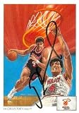 Rony Seikaly autographed Basketball card (Miami Heat) 1991 Upper Deck Collectors Choice #80