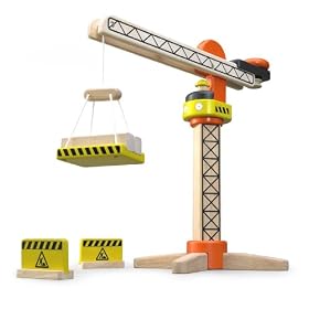 Wonderworld Wooden Mini Tower Crane