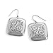 Sterling Silver Oxidized Ornate Drop Earrings title=
