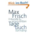 Entw�rfe zu einem dritten Tagebuch