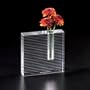 Badash H214 Horiz Pinstripe Block Bud Vase