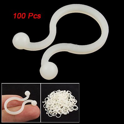 Amico White Nylon Round Tips Twist Lock Cable Tie 100 Pcs On Sale