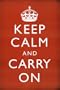 Keep Calm and Carry On Poster Print, 24x36 Poster Print, 24x36