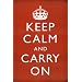 Keep Calm and Carry On Poster Print, 24x36 Poster Print, 24x36