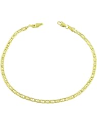 Fremada 14k Yellow Gold 8.5-inch Mariner Bracelet