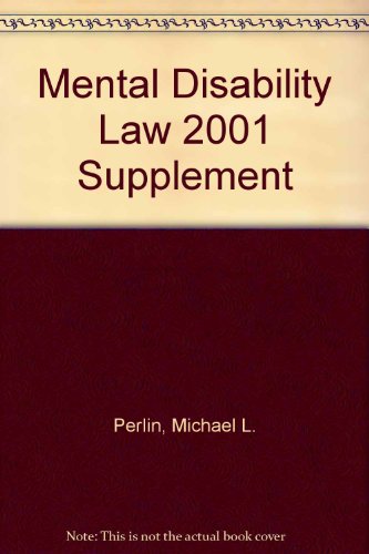 Mental Disability Law 2001 Supplement