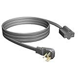 Stanley 31626 Appliance Pro 6-Foot 220 Volt Heavy Duty Grounded Extension Cord, Grey