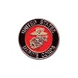 Marine Round Lapel Pin