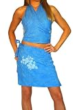 SHORT BLUE SKIRT SET