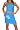 LIGHT BLUE WITH HIBISCUS FLOWERS