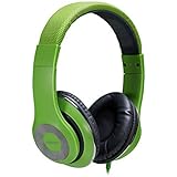 Ausdom F01 Over-Ear Wired Stereo Earphones/ Headphones for PC MP3 MP4 iPod iPhone iPad Tablet (green)