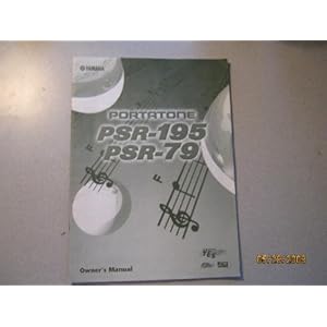 Yamaha Portatone PSR-195/PSR-79 Owner's Manual Unknown