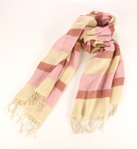 Per Una Stripe Tassel Scarf
