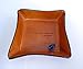 3rd Anniversary Gift. St. Augustine Quote Inscribed Leather Desk Tray.