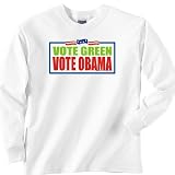 Vote Green / Vote Obama - Democrat Crew Neck Sweatshirt