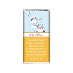 Schokolade - Geschenk - Mitbringsel "Brieftr�ger" [Lebensmittel & Getr�nke]