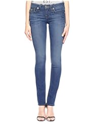 Apparel: True Religion Womens Hand Picked Slim Straight Jean Savage Saloon 26 - True Religion