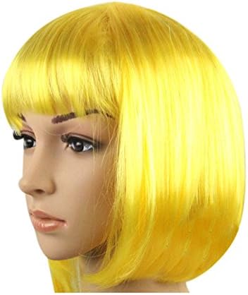Surfwheel Hot Fashion Anime Cosplay BOBO Wig For Adult And Kids(Yellow)