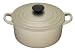 Le Creuset Cast Iron Round Casserole, Almond, 18 cm