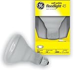 GE 20330 45 Watt Floodlight BR30 Light Bulb, Soft White, 6-Pack
