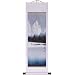 Hand-Painted 50" Oriental Wall Art Scroll - Winter Season Cranes With White Border