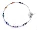 Chakra Jewelry - Chakra Balancing Beaded Anklet - Sterling Silver, Pearls, and Swarovski Crystal Beaded Anklets/Ankle Bracelets.