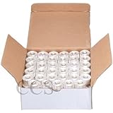 144 Prewound Bobbins for Brother Embroidery Machine Size A (156)