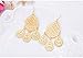 Girl Era Womens Gorgeous Multilayer Filigree Earrings Drop Hoop Earrings
