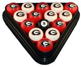 Georgia Bulldogs Billiard Ball Set NCAA College Athletics Fan Shop Sports Team Merchandise