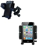 Bike Handlebar Holder Mount System for the Apple iPod touch (4th generation) - Gomadic Brand