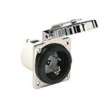 Marinco 303SSEL-B Marine 3-Wire Stainless Steel Locking Power Inlet (30-Amp, 125-Volt, Male)