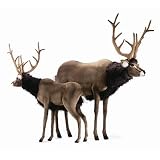 Hansa Ride-On Reindeer Stuffed Plush Animal, Large