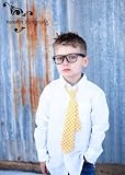Baby Toddler Boy Necktie Tie - Yellow (2-5 years)