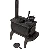 Old Mountain 10142 Black Mini Box Stove Set, with Accessories, 10 1/2 Inch Tall