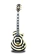 Gibson Zakk Wylde Les Paul Electric Guitar, Black/White Bullseye