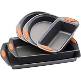 Rachael Ray Bakeware Set - Orange (5 Pc) by Commercial Weight II